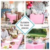 Hiasan Pink Tablecloth Rectangle - Waterproof Spillproof and Washable Oblong