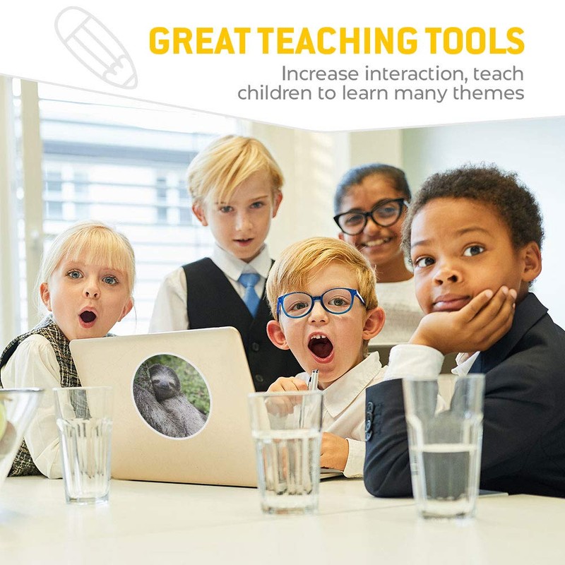 2 x Heart Stickers 10 cm - Sleepy Sloth Lazy