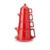 Classic Coffee & Tea Tower Tea Set, Red Polka Dot