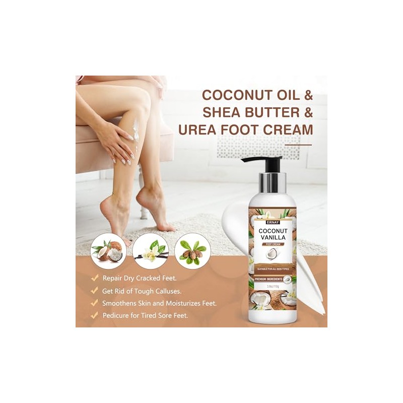 Coconut & Vanilla Foot Spa Set for Silky Smooth Feet