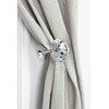 BSTKEY 60mm Crystal Curtain Hook Holder Drapery Tie Backs- Wall