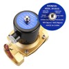 Baomain 2 inch DC 24V Brass Electric Solenoid Valve Water
