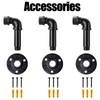 3 pack Industrial Pipe Bathroom Towel Hook, Asnxcju Wall Mounted