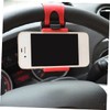 SEWACC Car Steering Wheel Phone Holder Adjustable Hands-Free Mount for