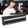 8 Channel Headphone Amplifier, Portable Metal Stereo Audio Amplifier with