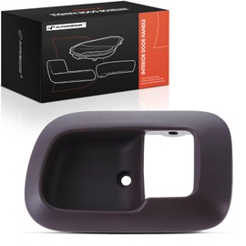 A-Premium Front Left Driver Side Interior Door Handle Bezel Compatible with Toyota Sienna 1998-2003, Brown, Replace# 69278-08010-E0