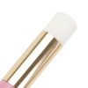10pcs Facial Lash Shampoo Brushes Golden Tube Aluminum Acrylic Handle
