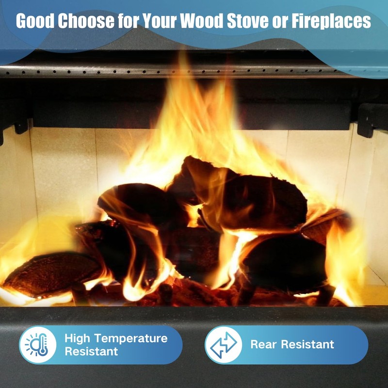 Protalwell Woodstove Firebricks, Upgrade Fire Bricks Replacement for US Stove