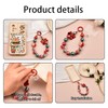 Christmas Phone Wristlet Lanyard Strap Keychain Bracelet Beaded Mobile Phone