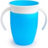 Munchkin Miracle 360 Sippy Cup, Trainer Toddler Cup, BPA Free Baby Cup with Handles, Non Spill Cup, Dishwasher Safe Baby Cup, Leakproof Childrens Cup, Baby Weaning Cup from 6+ Months - 7oz/207ml, Blue