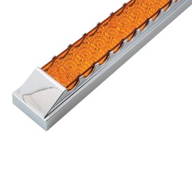 GG Grand General 76305 Amber/Amber Light Bar (12" Spyder 18-LED with Clear Pl Bezel 2 Row)