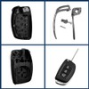 Vivva Replacement Key Shell 3 Buttons,Car Remote Key Fob Case