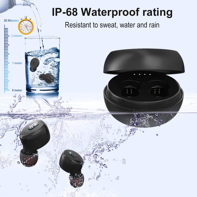 Alead TX8 Bluetooth 5.0 True Wireless Earbuds (TWS) with Wireless