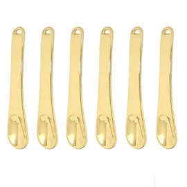 Honbay 6PCS Mini Zinc Alloy Makeup Spatula Cosmetic Facial Cream Spoon Beauty Scoop for Mixing Makeup
