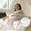 Alanzimo Goose Feathers Down Pillows Queen Size Set of 2,