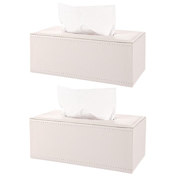 GBACHOOSE Pack of 2 Tissue Box, 20 x 12 x