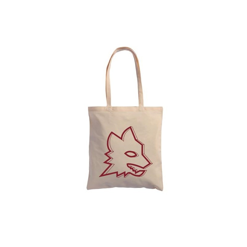 AS Roma Lupa Cotton Shopper 180 g - Natural