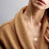 Gold Layered Initial Necklace for Women Letter Charm Necklace Dainty