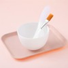 Vitahalo modeling pack tool set of 3 (pack ball + spatula + pack brush), white, 1 set / 비타할로 모델링 팩 도구 3종 세트(팩볼 + 스파츌라 대 + 팩붓), 흰색, 1세트