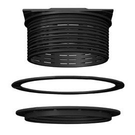 Wedi Fundo Click and Seal Height Adjustment Kit, Black