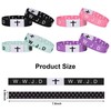 4PCS Daily Bible Verse WWJD Bracelet, Christian Jesus Bracelet for