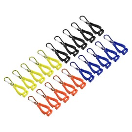 PATIKIL Glove Clips, Pack of 20 Glove Holder Clip Glove Belt Holder Work Gloves Gripper Helmet Holder for Construction Workers, Multicoloured