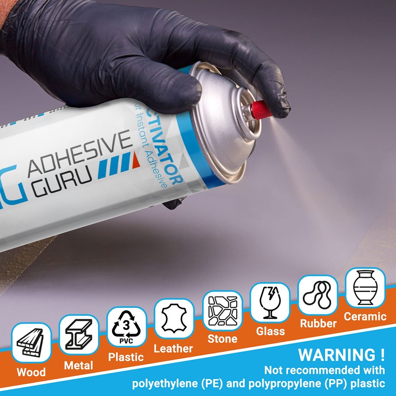 Adhesive Guru CA Glue Accelerator Spray (2 x 6.75 fl