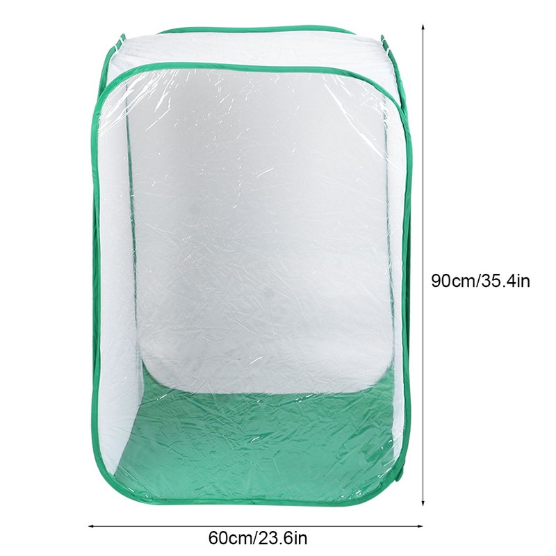 Folding Collapsible Ventilated Insect Cage Light Transmission Mesh Cage Zipper