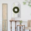 Sintosin Rustic Arched Window Pane Mirror 20 X 36 Inch,