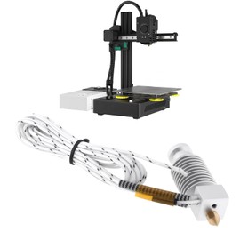 eMagTech 1 Set of 3D Printer Hot End Kit Hot End 0.4mm Nozzle Extruder Components Compatible with KP3S KP5L E3D V5 V6