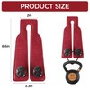 URIZZD 2PCS Leather Car Seat Hooks for Headrest, Vehicle Hanger