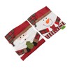 2pcs Christmas Chair Back Cover Decorative Non Woven Fabrics Old