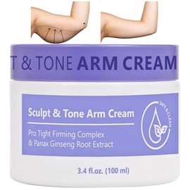 Sculpt & Tone Arm Cream,Arm Tightening Cream,Ar/m Firming Cre/am for Women,Skin Tightening Cre/am Body,Tighte/ning & Firming Cr/eam for Loose,Saggy Sk/in Tightener,Smooths Wrinkles, Deeply Hydrates