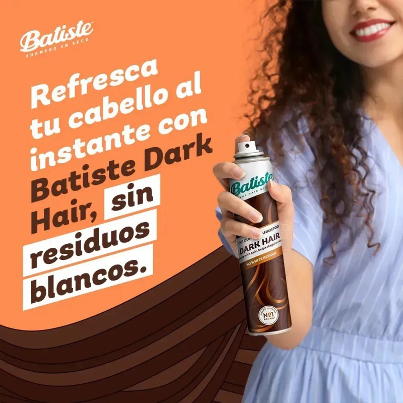 Shampoo En Seco Dark Hair 200 Ml Batiste