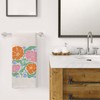 Kemingni Boho Floral Kitchen Towels, 70s Retro Groovy Bohemian Flower