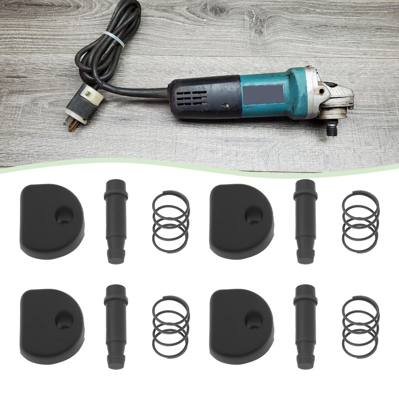 EMSea 4-Piece Angle Grinder Brake Knob Self-Locking Spring Pin Set