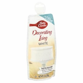 Betty Crocker Decorating Icing Pouch White 8 oz (Pack of 6)