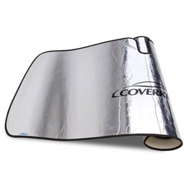 Coverking Custom Windshield Sunshade for Select Pontiac Firebird Models - Reflective Mylar Foam (Silver)