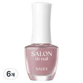 BANDI Salonde Nail Manicure, 7ml, SH110 Pale Blush, 6 pcs / 반디BANDI 살롱드 네일 매니큐어, 7ml, SH110 페일블러쉬, 6개