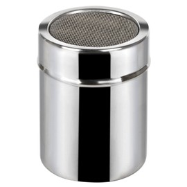 TRIXES Powdered Sugar Shaker Stainless Steel Shaker for Cocoa Flour Spices Powder Box