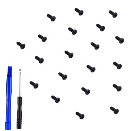 KOMITASUI Headphone Screws Replacement for Bose QuietComfort 35/QC35/QC35 II/QC45/QC25, Headphone Headband Screws Repair, 20-Packs Headband Screw (Black)