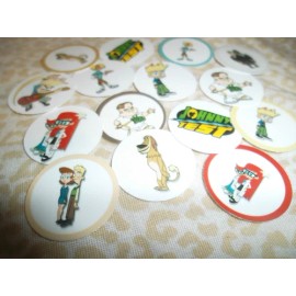 Unbranded NEW ONE INCH PRE CUT JOHNNY TEST 30 IMAGES FOR ONLY $6 FREE SHIPPING