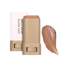 SWETIYOU SWETIYOU Multi-Use Foundation Stick Beauty Balm Serum Boosted Skin Tint, On-The-Go Tinted Solid Serum, Lightweight and Buildable Creamy Skin Tint Stick Makeup, Natural Finish(06#)