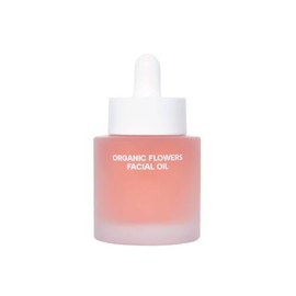 Aceite facial de flores orgánicas, humectación profunda y rica para pieles sensibles y secas, orgánico al 96%, vegano (32 ml/1,0 fl.oz.), cuidado de l