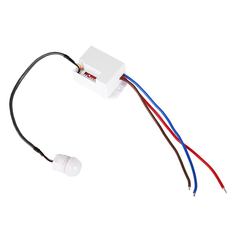 110‑240V Mini Adjustable High Sensitivity Time Delay PIR Infared Motion