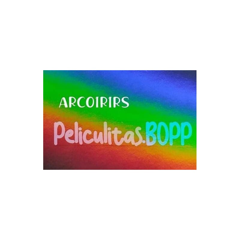 Laminado Holográfico Arcoíris 25m