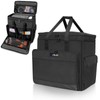 Double-Layer Desktop PC Tower Carrying Case, Travel Storage Bag for