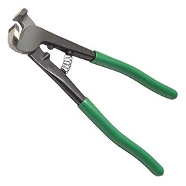 Superior Tile Cutter and Tools ST020 Number 80 Carbide Nippers with Offset Jaws, 5/8-Inch, Green