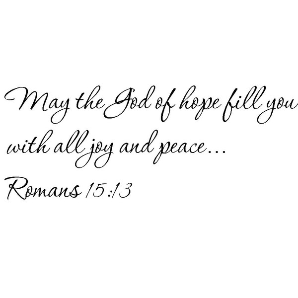 Tapestry Of Truth - Romans 15:13 - TOT5935 - Wall