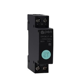 Tuya 1P 32 A 18 mm DIN-Schiene, WLAN, Leitungsschutzschalter, Relais-Typ, intelligenter Schalter, Fernbedienung durch TUYA APP für Smart Home